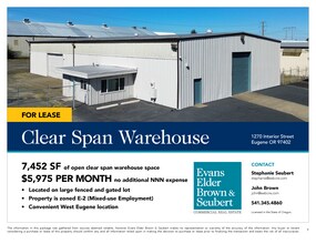 1270 Interior St, Eugene, OR for lease Interior Photo- Image 2 of 5