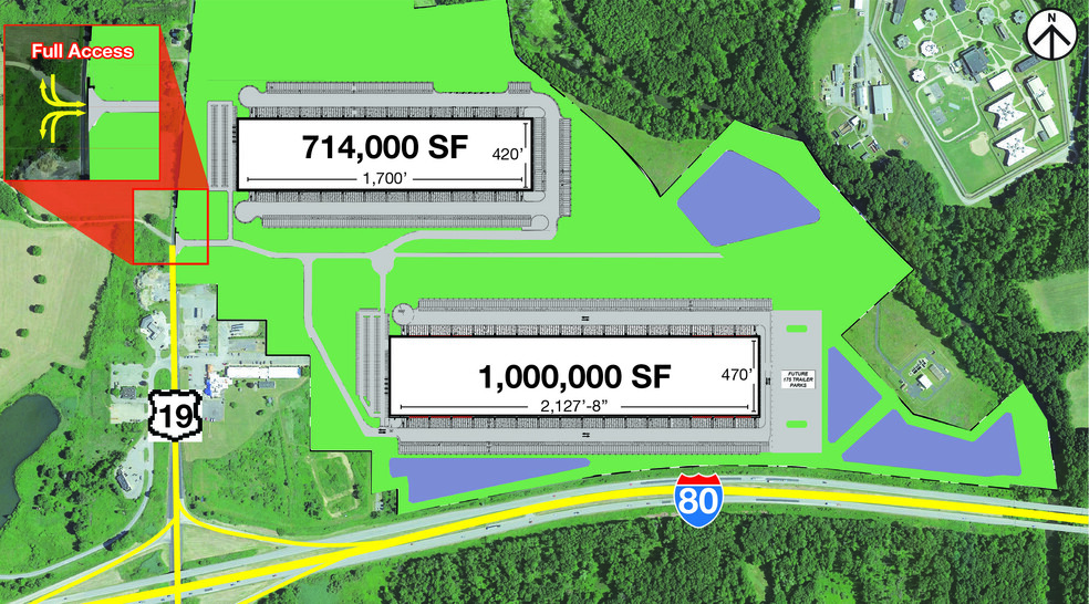 I-80 & Perry Highway, Mercer, PA for lease - Site Plan - Image 3 of 3