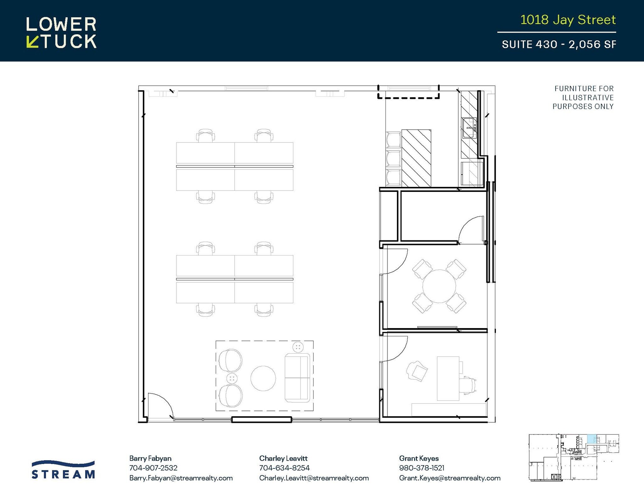 1018 Jay St, Charlotte, NC for lease Floor Plan- Image 1 of 1