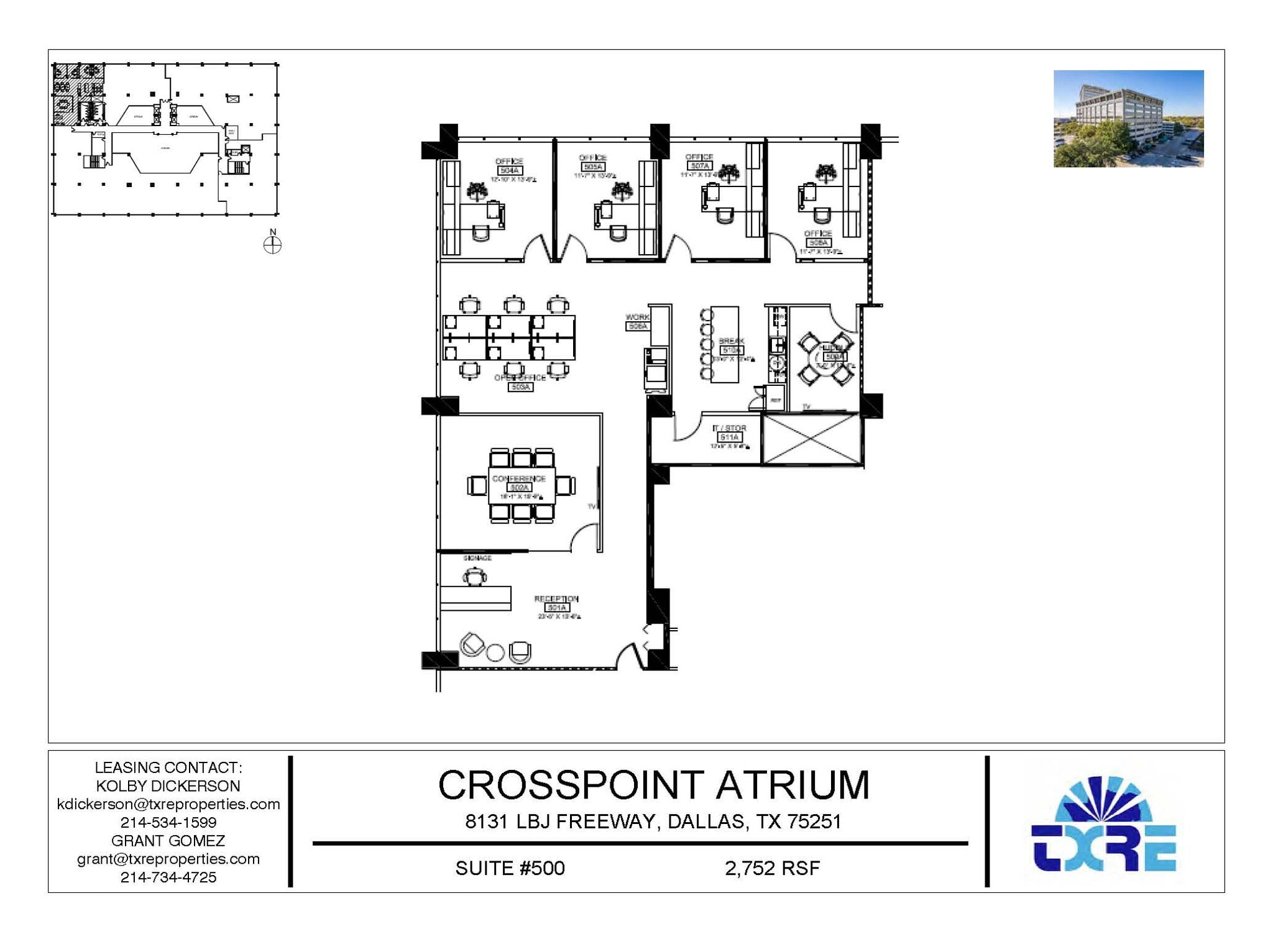8131 Lyndon B Johnson Fwy, Dallas, TX for lease Floor Plan- Image 1 of 1