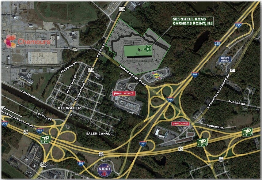 505 Shell Rd, Carneys Point, NJ for sale - Aerial - Image 2 of 5