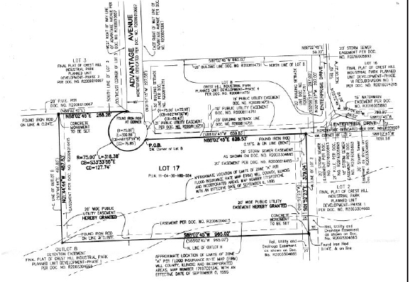 W Division St, Crest Hill, IL for sale - Plat Map - Image 2 of 2