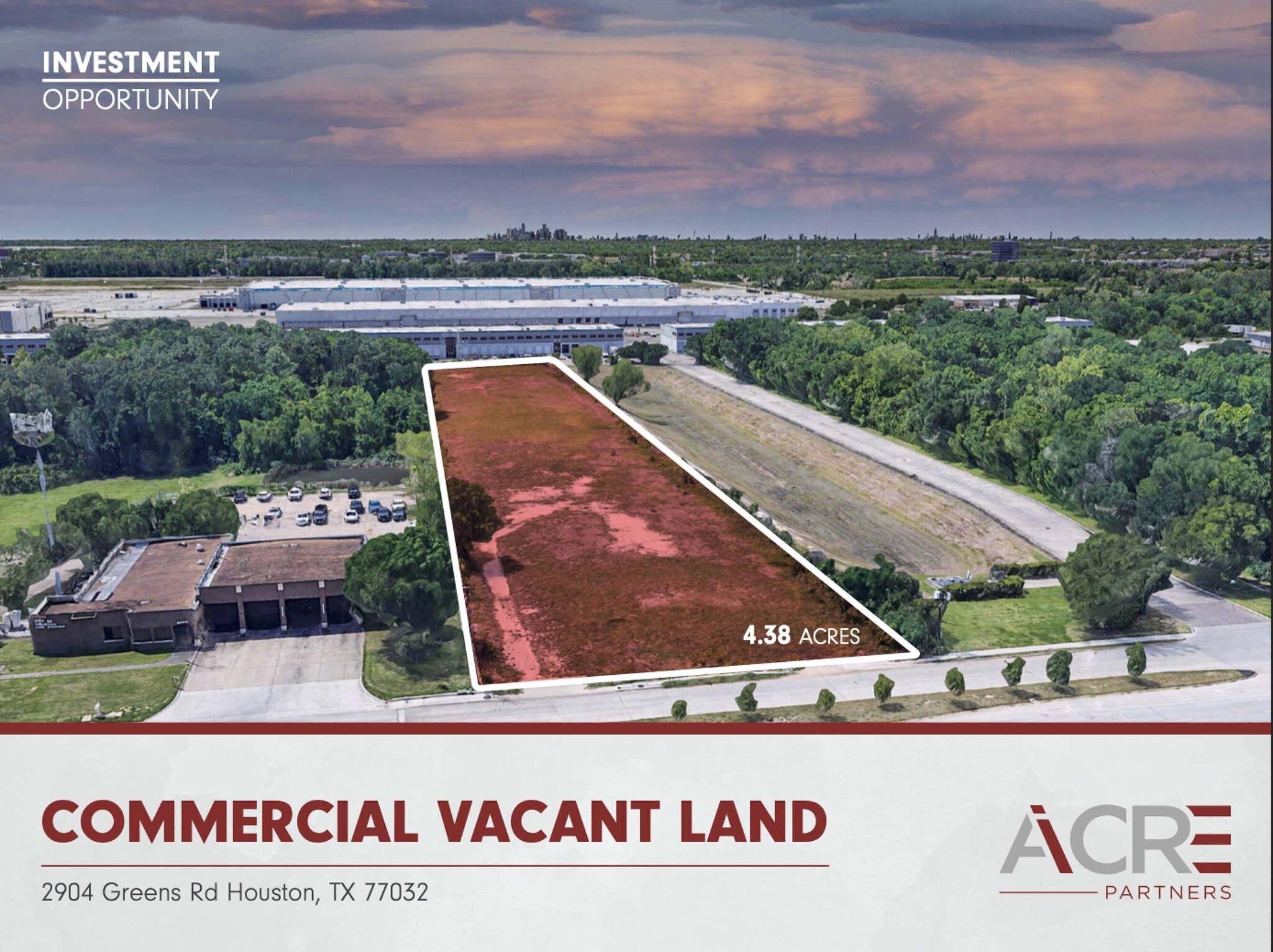 2904 Greens rd, Houston, TX for sale Aerial- Image 1 of 3