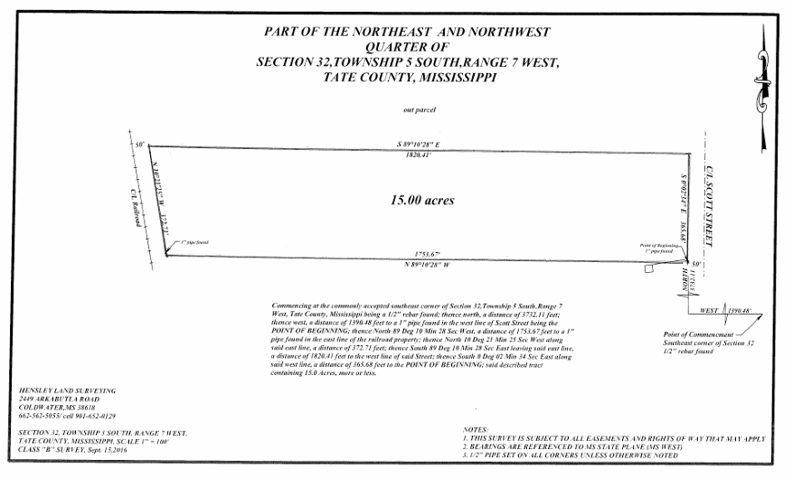 Scott Street, Senatobia, MS for sale - Building Photo - Image 3 of 3