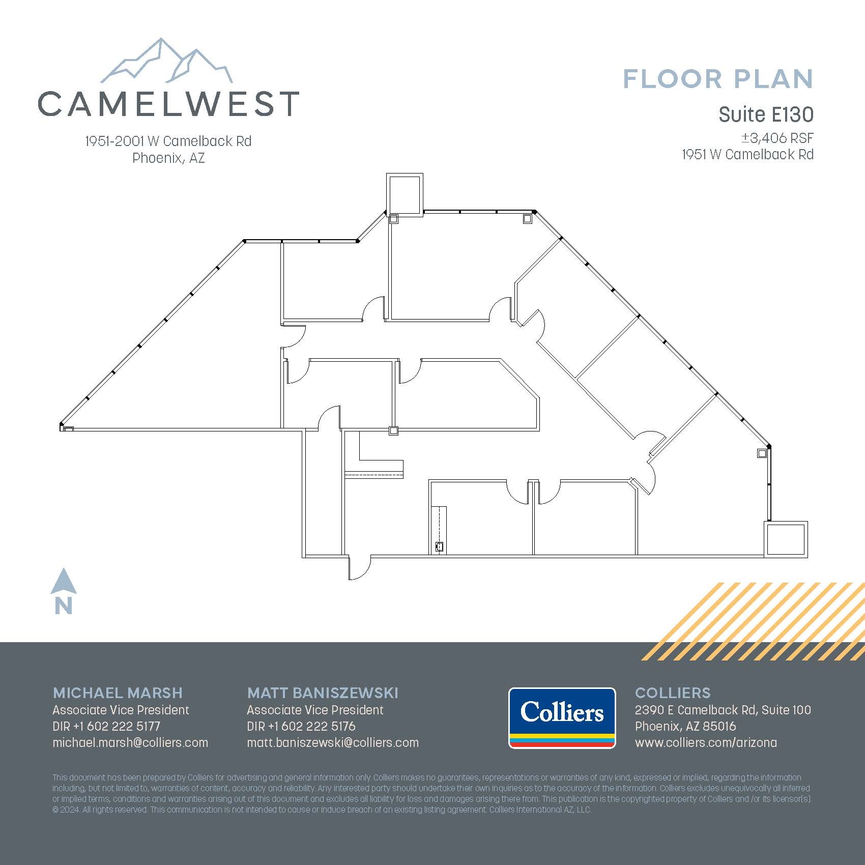 2001 W Camelback Rd, Phoenix, AZ for lease Floor Plan- Image 1 of 1