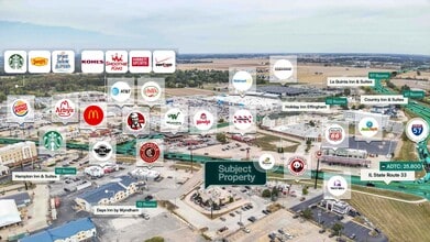 1601 Damron Ct, Effingham, IL - AERIAL map view