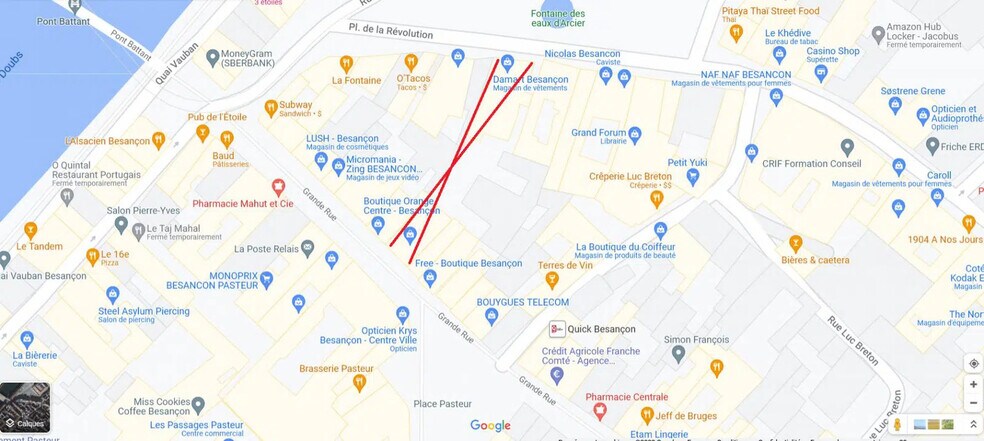 Retail in Besançon for lease - Building Photo - Image 2 of 2