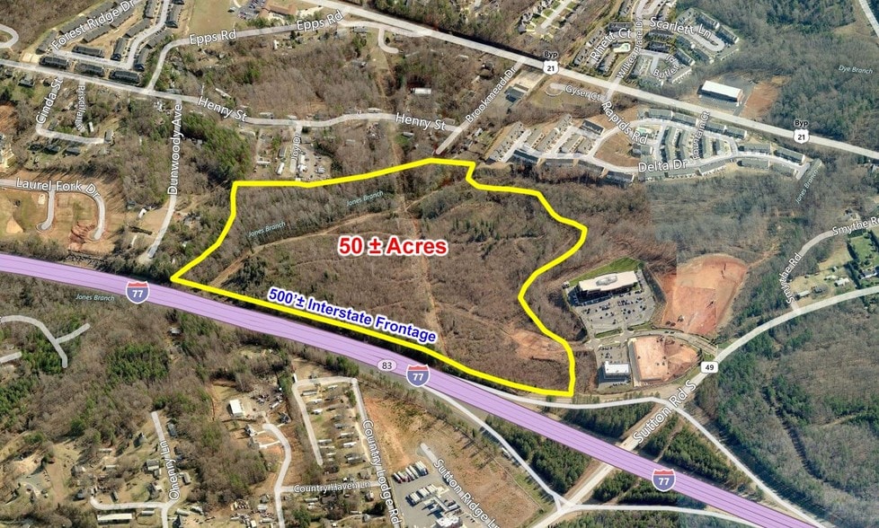 Sutton Rd at I-77, Fort Mill, SC for sale - Building Photo - Image 1 of 1