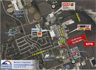 More details for 3310 N Main St, Taylor, TX - Land for Sale