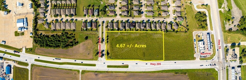 NWC Hwy 205 and Endeavour Boulevard, Lavon, TX for sale - Aerial - Image 2 of 5