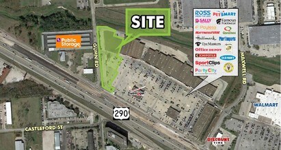 13906 Northwest Fwy, Houston, TX - Aerial  map view