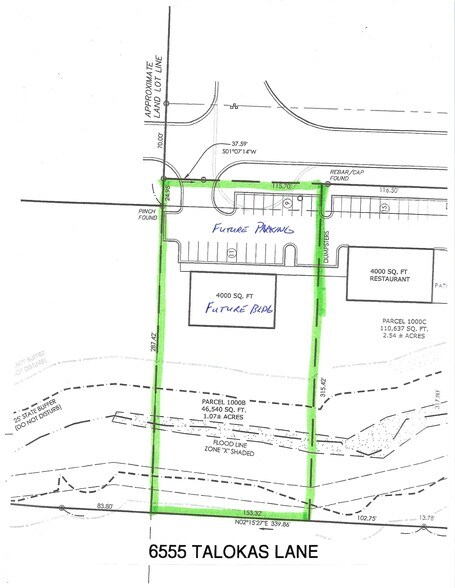 6555 Talokas Ln, Columbus, GA for sale - Plat Map - Image 2 of 3