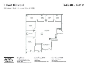 1 E Broward Blvd, Fort Lauderdale, FL for lease Site Plan- Image 1 of 1