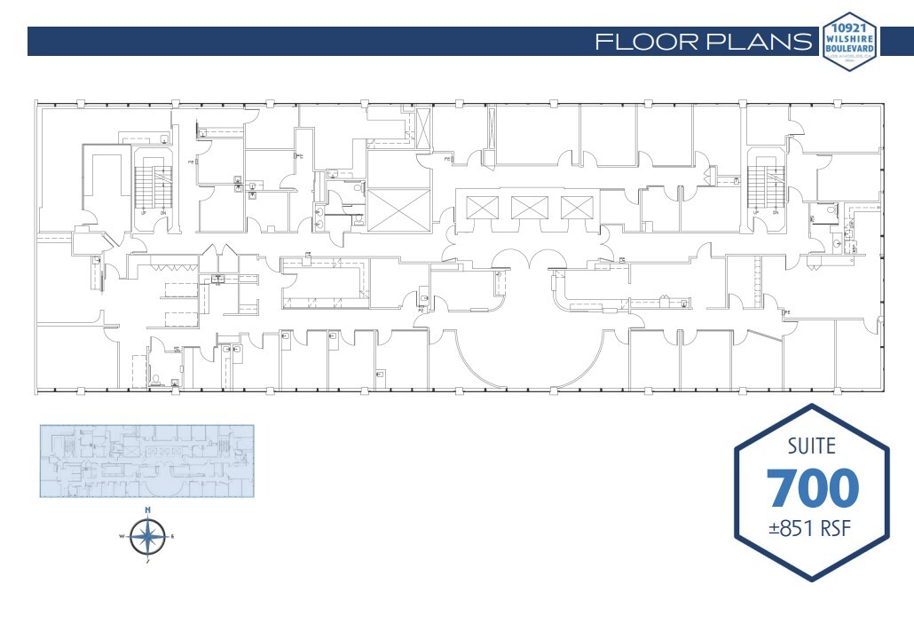 10921 Wilshire Blvd, Los Angeles, CA for lease Floor Plan- Image 1 of 1