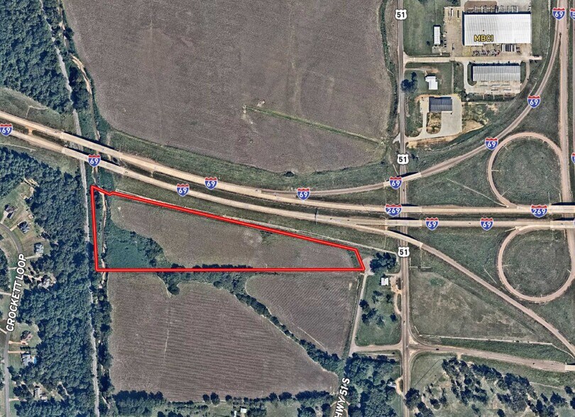 55 Old Highway 51 South, Hernando, MS for sale - Aerial - Image 1 of 1