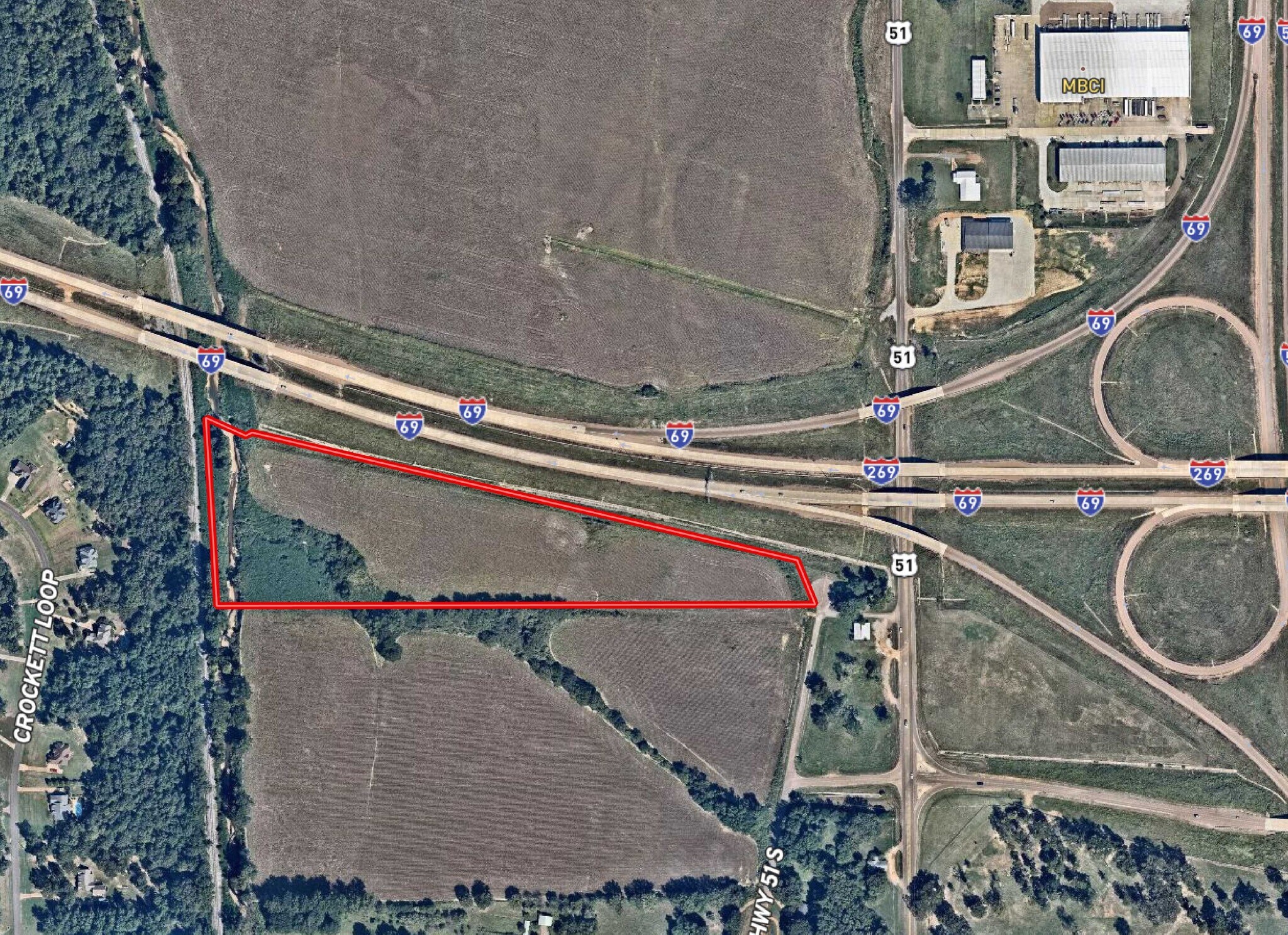 55 Old Highway 51 South, Hernando, MS for sale Aerial- Image 1 of 2