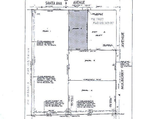 13611 Santa Ana Ave, Fontana, CA for lease - Plat Map - Image 3 of 4