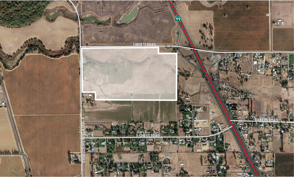 SEC Lower Sacramento Rd & Liberty Rd, Galt, CA for sale - Aerial - Image 1 of 1