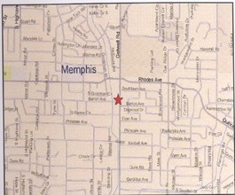 1330 Getwell Rd, Memphis, TN - aerial  map view