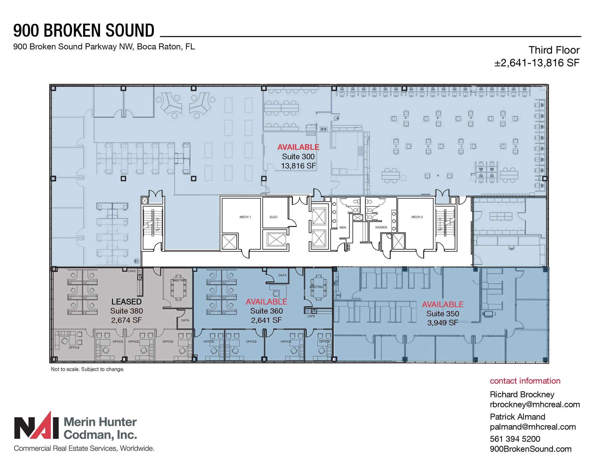 900 Broken Sound Pky NW, Boca Raton, FL for lease Floor Plan- Image 1 of 2