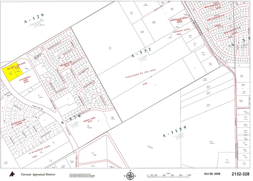 717 N Holland Rd, Mansfield, TX for lease - Plat Map - Image 2 of 13