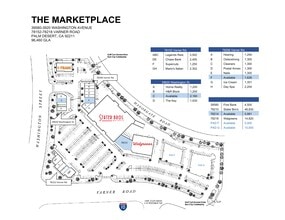78206 Varner Rd, Palm Desert, CA for lease Site Plan- Image 1 of 1