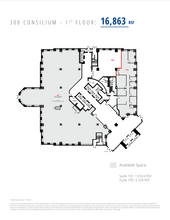 300 Consilium Pl, Toronto, ON for lease Floor Plan- Image 1 of 1