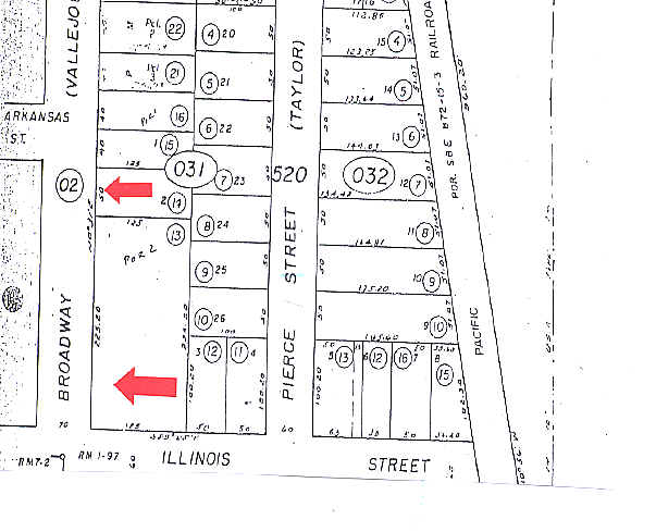 600 Broadway St, Vallejo, CA for sale Plat Map- Image 1 of 1