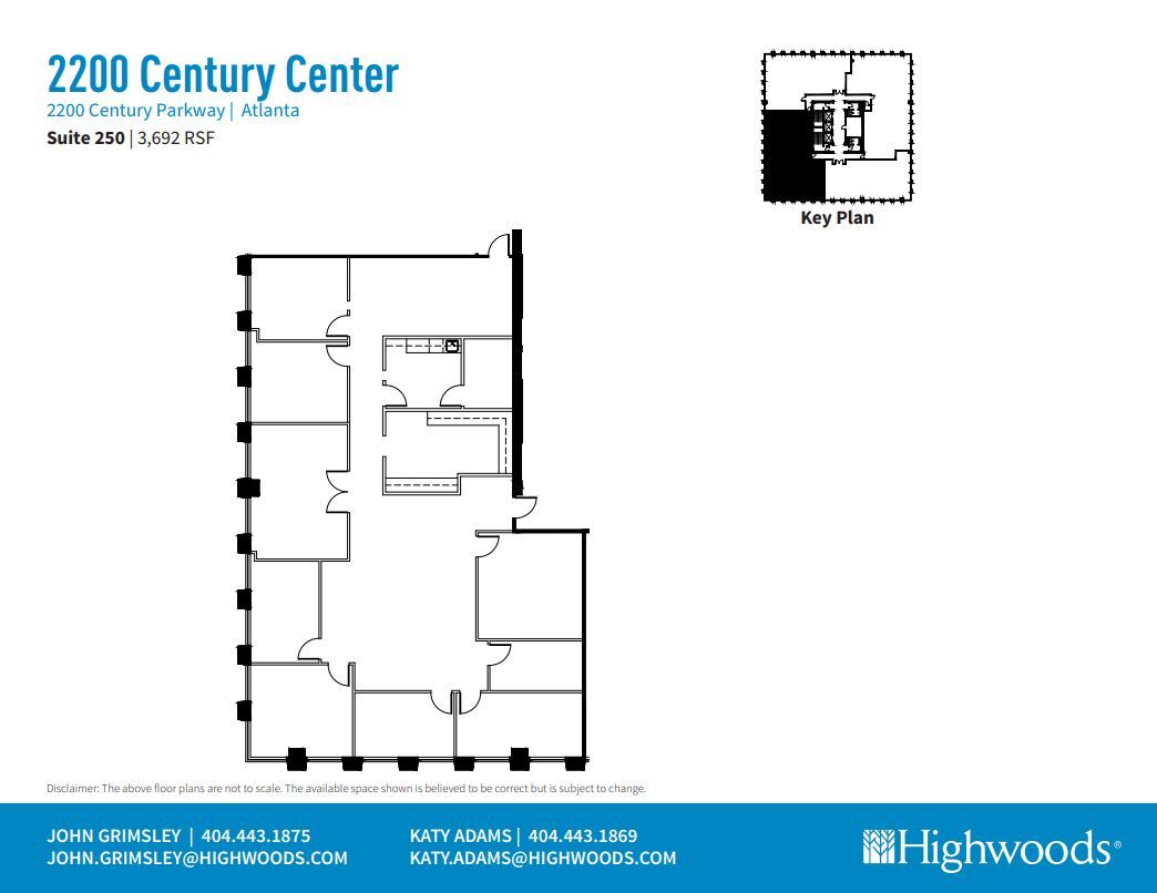 2200 Century Pky NE, Atlanta, GA for lease Floor Plan- Image 1 of 1