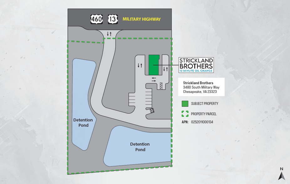 3480 S Military Hwy, Chesapeake, VA for sale - Site Plan - Image 2 of 5