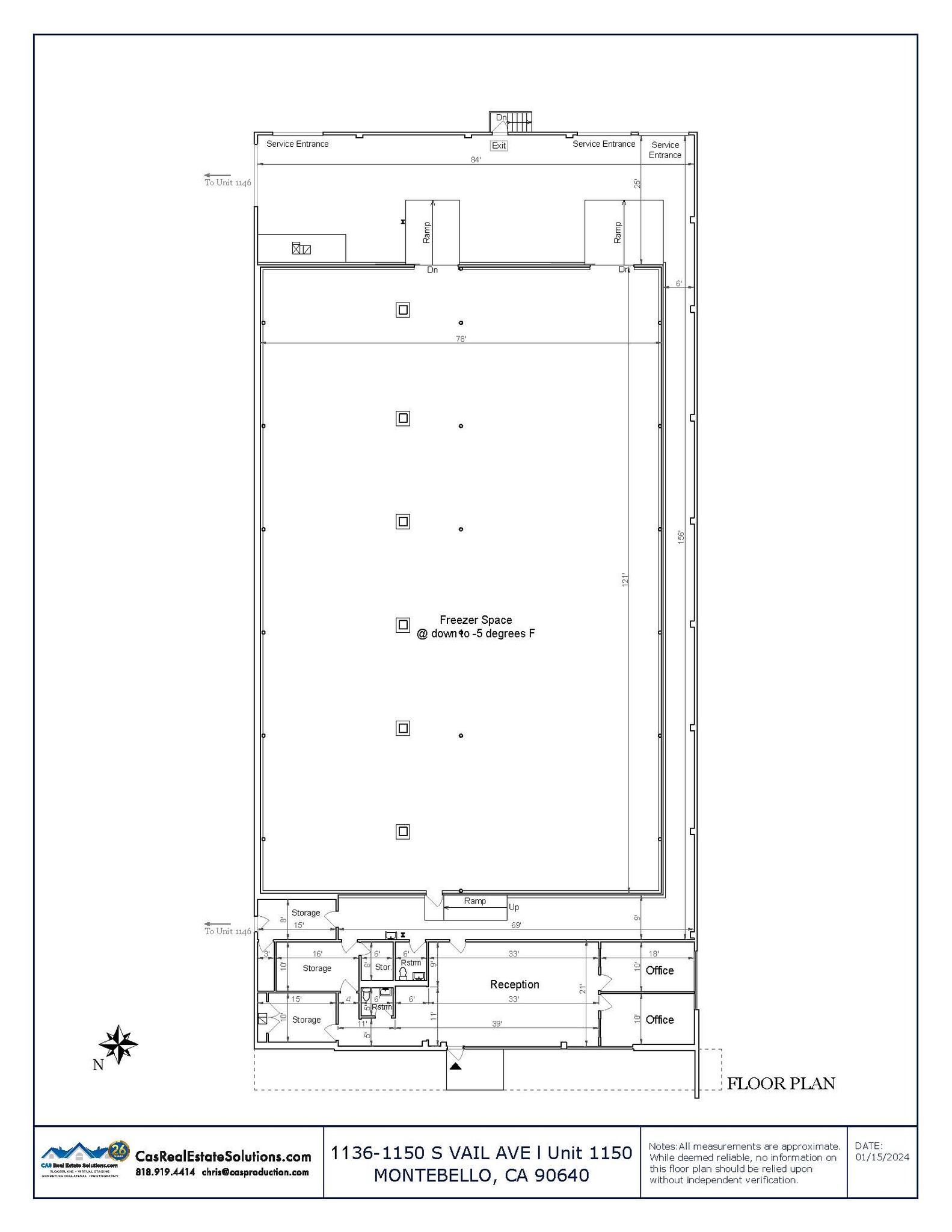 1150 S Vail Ave, Montebello, CA for lease Floor Plan- Image 1 of 1