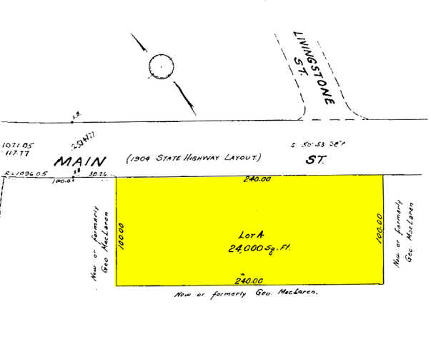 1875 Main St, Tewksbury, MA for lease - Plat Map - Image 3 of 5