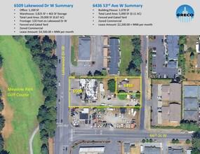 6509 Lakewood Dr W, University Place, WA - AERIAL map view