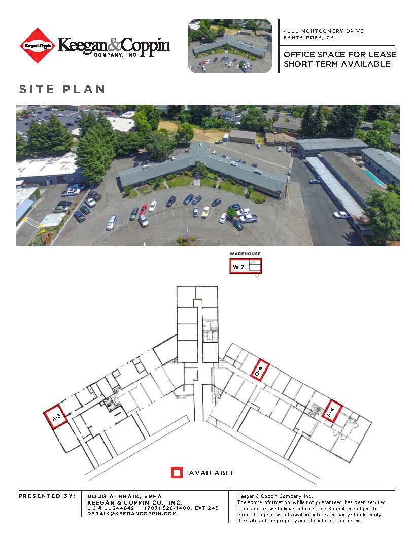 4000 Montgomery Dr, Santa Rosa, CA for lease Site Plan- Image 1 of 1