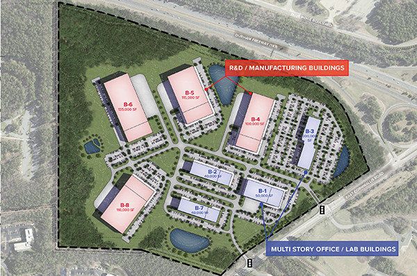 3029 E Cornwallis Rd, Research Triangle Park, NC for sale - Site Plan - Image 1 of 1