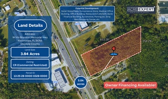 3.04 Acres Commercial Land | Kissimmee, FL - Owner Financed Property