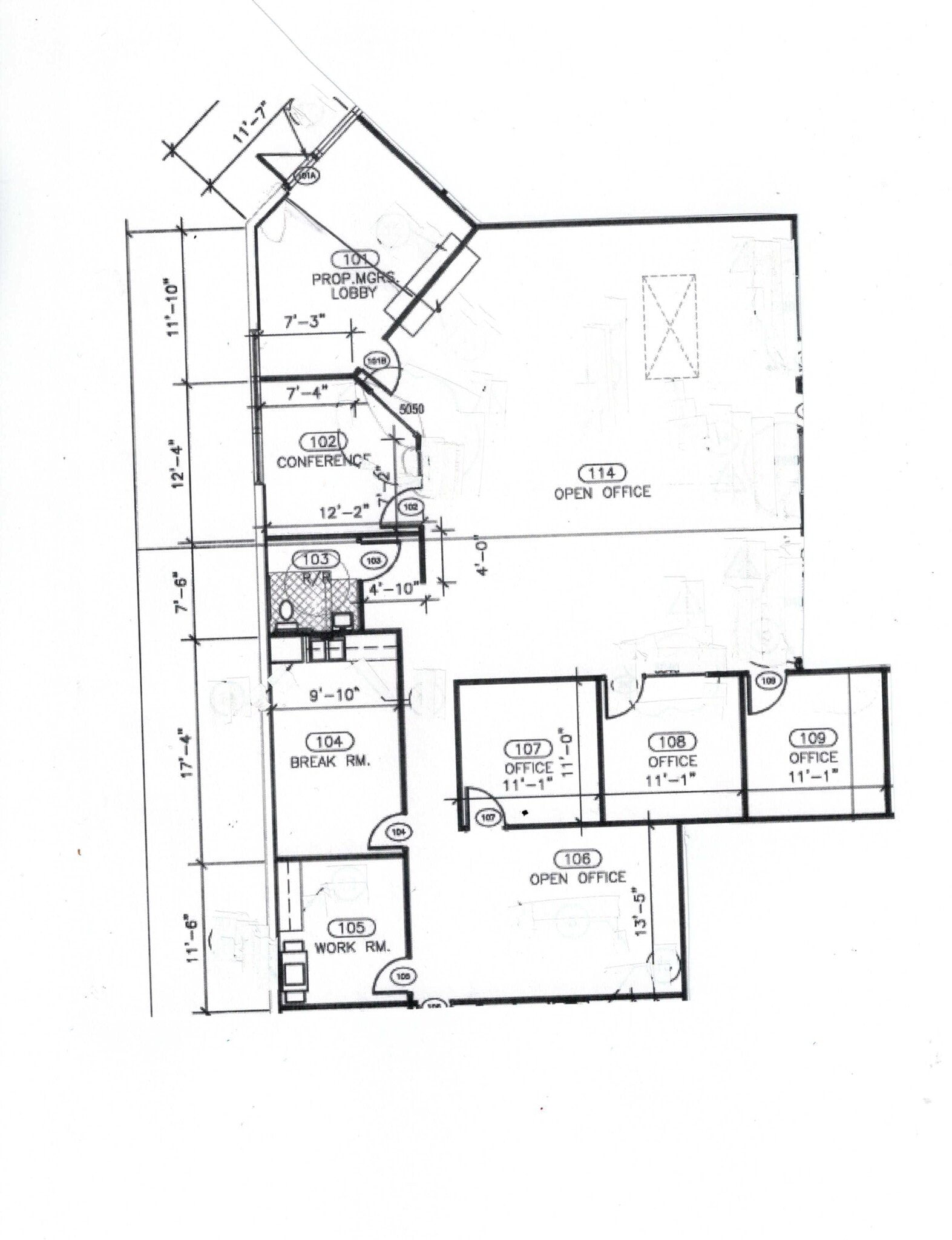 2325 W Utopia Rd, Phoenix, AZ for lease Floor Plan- Image 1 of 6