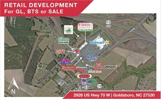 More details for 2928 US Highway 70 W, Goldsboro, NC - Land for Lease