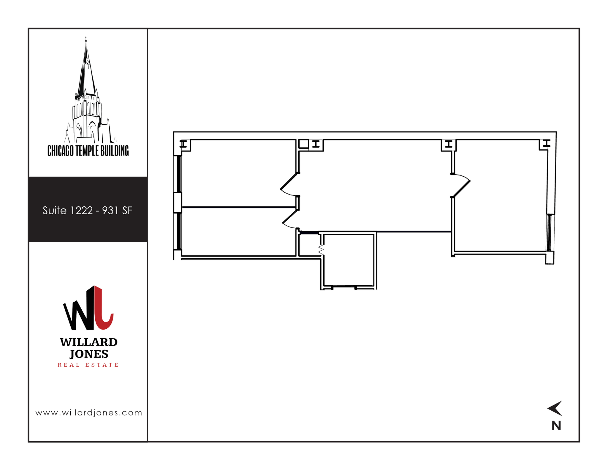77 W Washington St, Chicago, IL for lease Floor Plan- Image 1 of 1