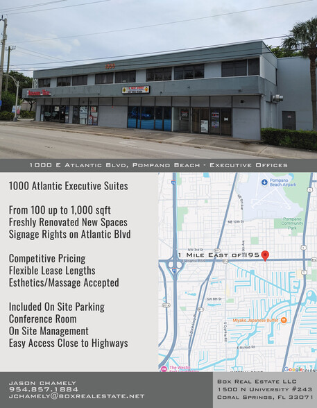 1000 E Atlantic Blvd, Pompano Beach, FL for lease - Building Photo - Image 2 of 23