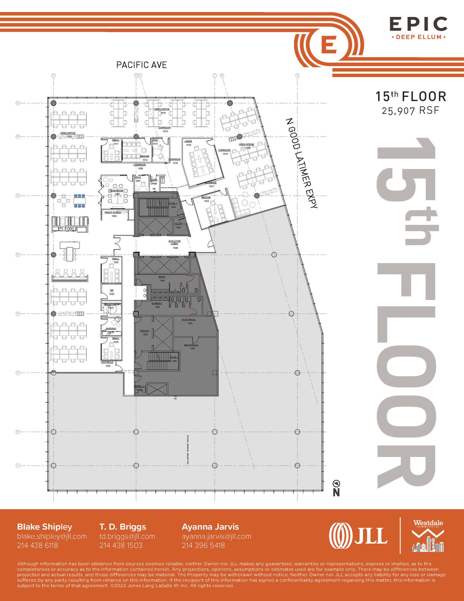 2550 Pacific Ave, Dallas, TX for lease Floor Plan- Image 1 of 1