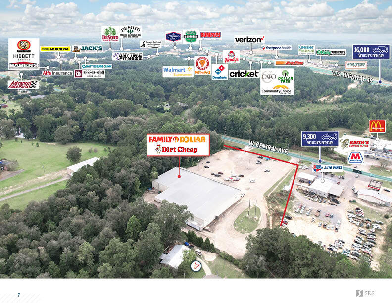 1131 W Central Ave, Wiggins, MS 39577 Family Dollar & Dirt Cheap w