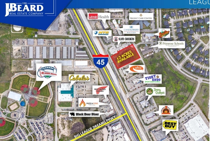 SEC I-45 @ Town Center Dr, League City, TX for sale - Primary Photo - Image 1 of 2