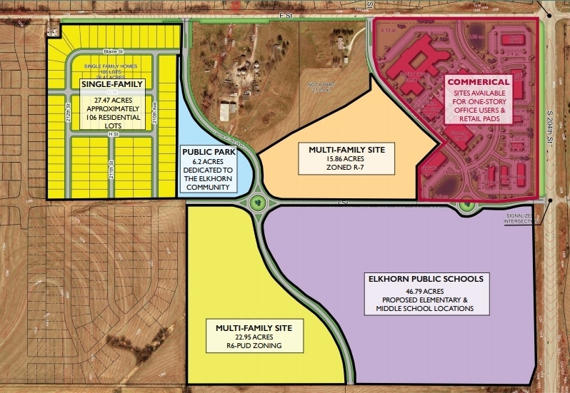 204th and F St, Elkhorn, NE 68022 Office/Retail for Lease