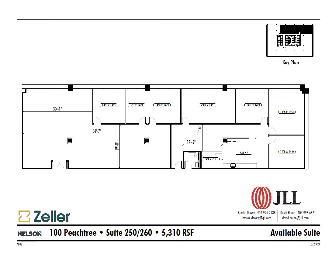 100 Peachtree St NW, Atlanta, GA for lease Floor Plan- Image 1 of 1