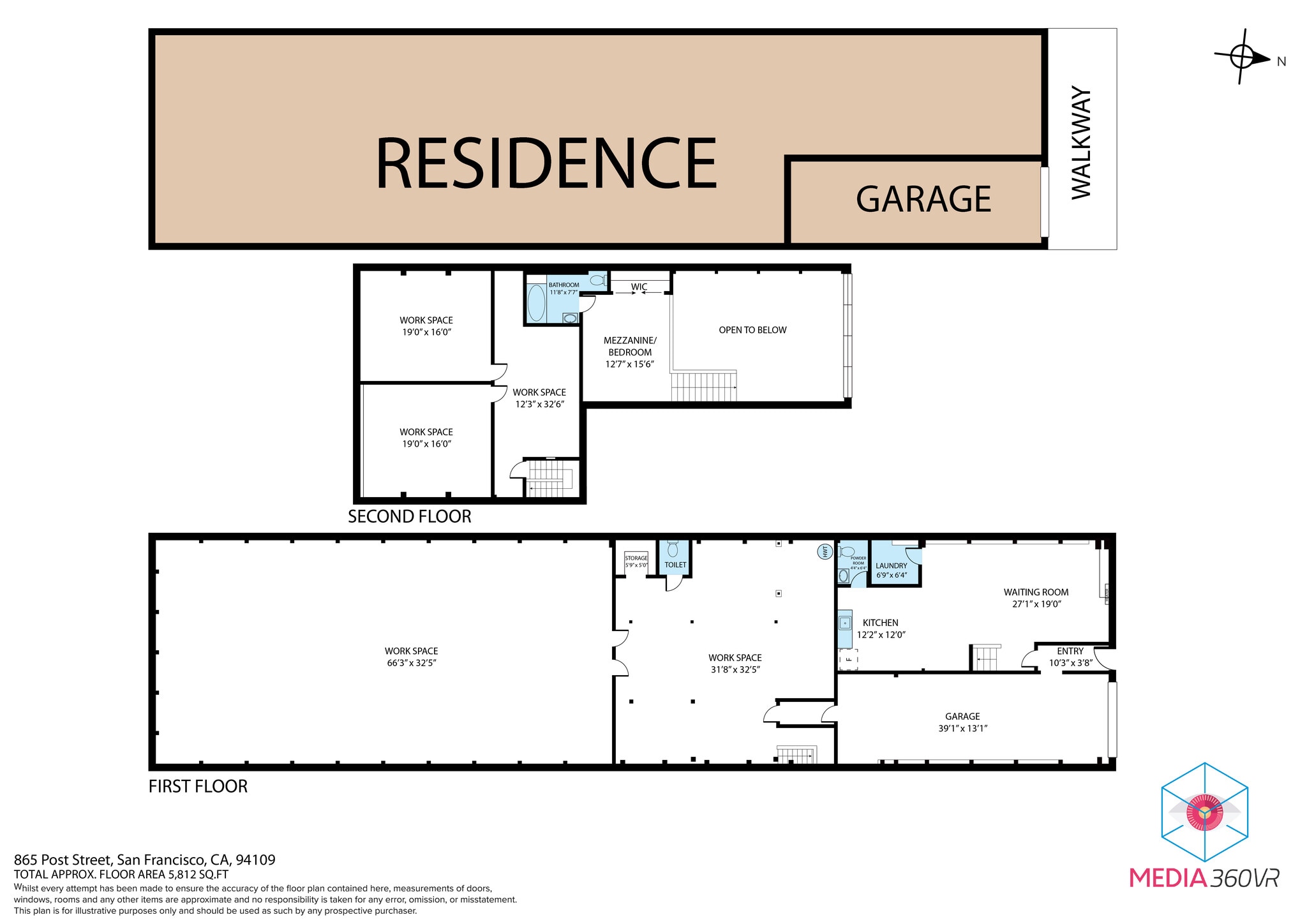 865 Post St, San Francisco, CA for lease Floor Plan- Image 1 of 1