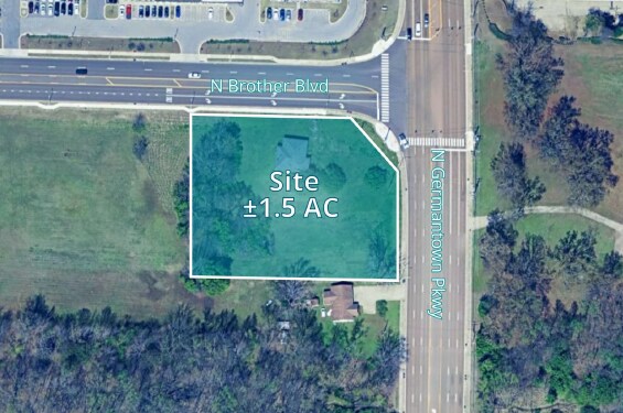 3317 N Germantown Rd, Bartlett, TN for sale Aerial- Image 1 of 5