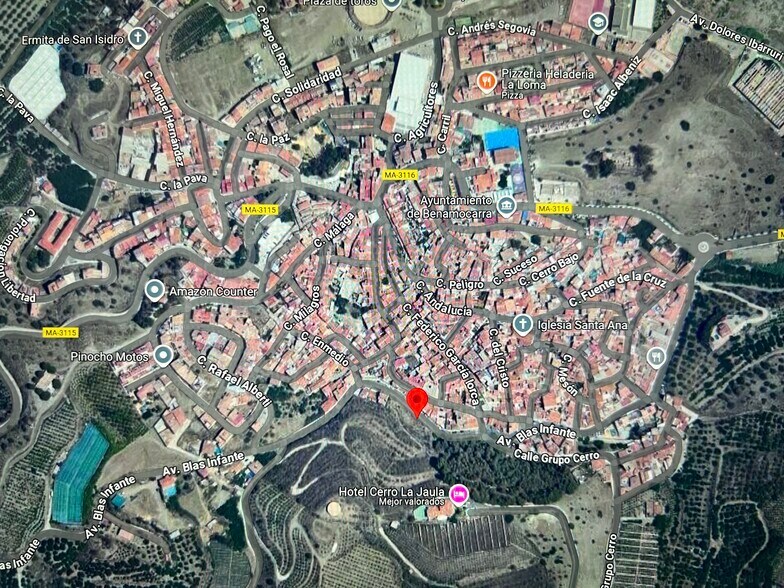 Land in Benamocarra, Málaga for sale - Site Plan - Image 3 of 4