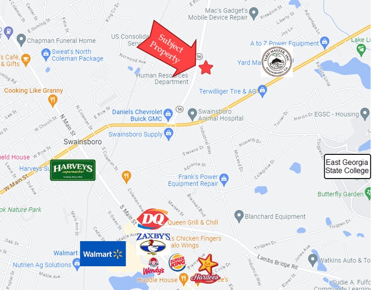 Highway 56, Swainsboro, GA 30401 Swainsboro Commercial Land