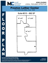 6121-6131 Luther Ln, Dallas, TX for lease Floor Plan- Image 1 of 1